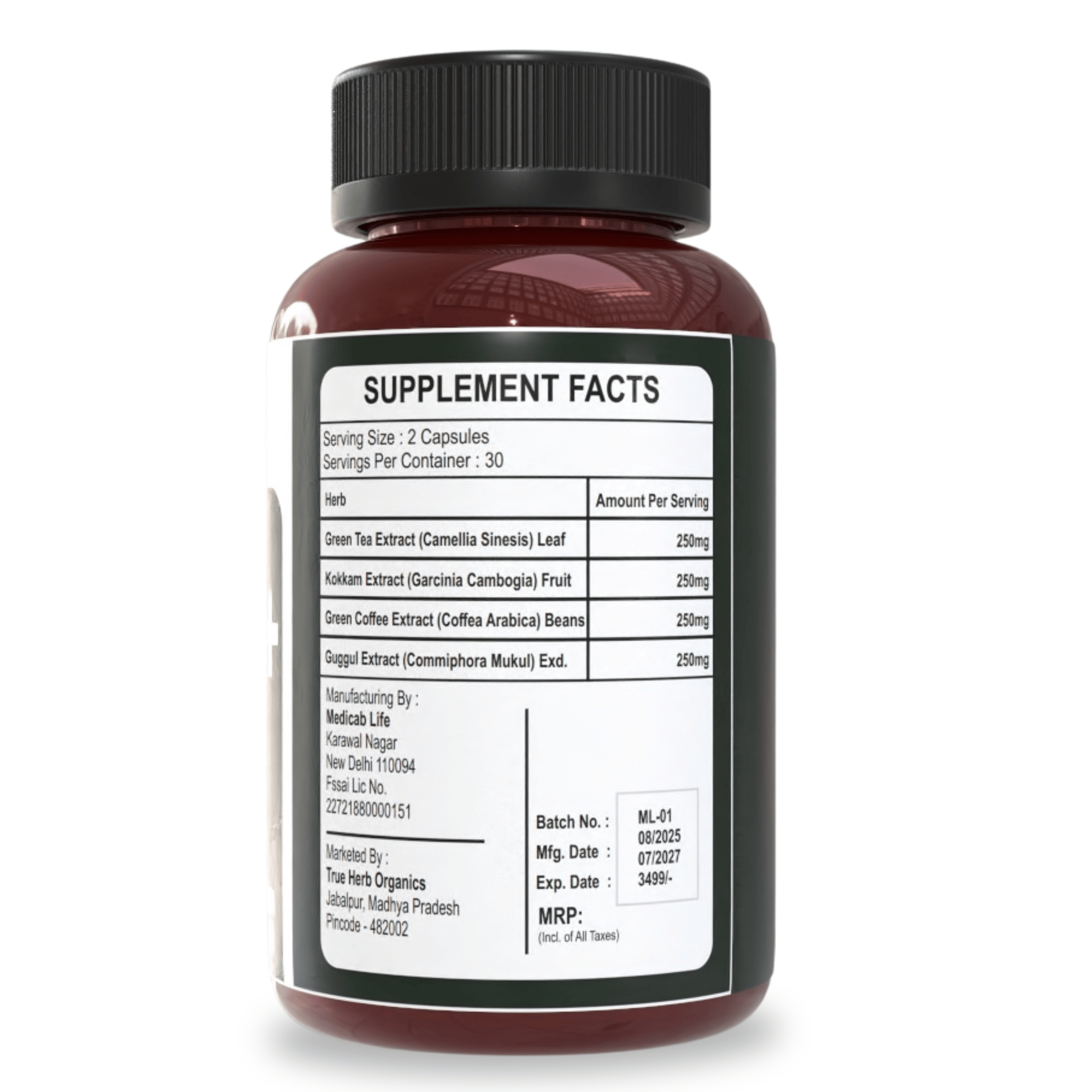 True Herb Organics Keto+ Advance Slimming Capsule For Natural & Effective Weight Loss | Increase Metabolism Of The Body